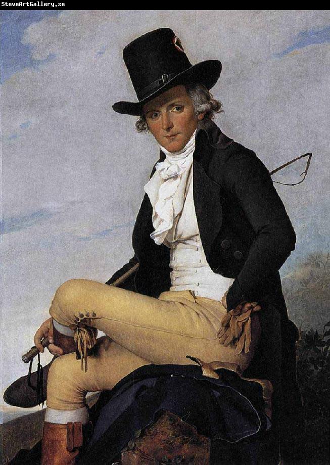 Jacques-Louis  David Portrait of Pierre Seriziat